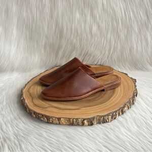 LIKE NEW Osborn handmade leather mule loafers